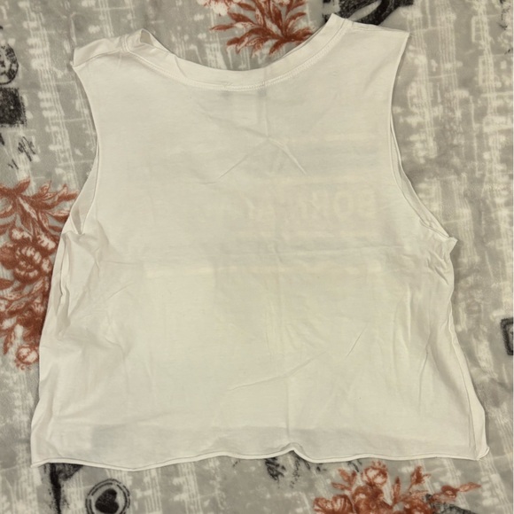 Miss Popular “Born Annoyed” Junior Muscle Tee - Picture 2 of 3